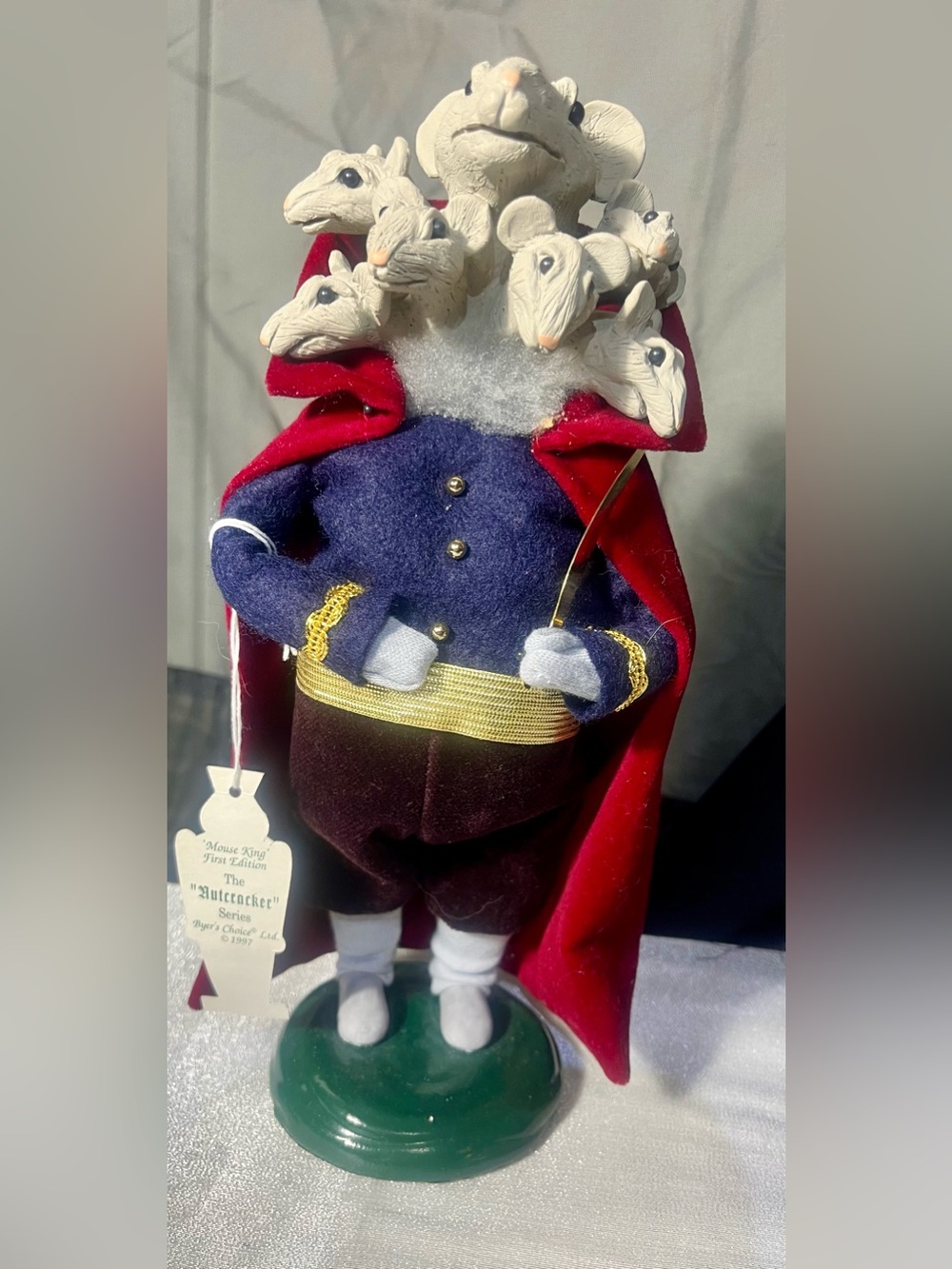 The Byer’s Choice Ltd. 1997 1st Edition Mouse King Nutcracker Figurine